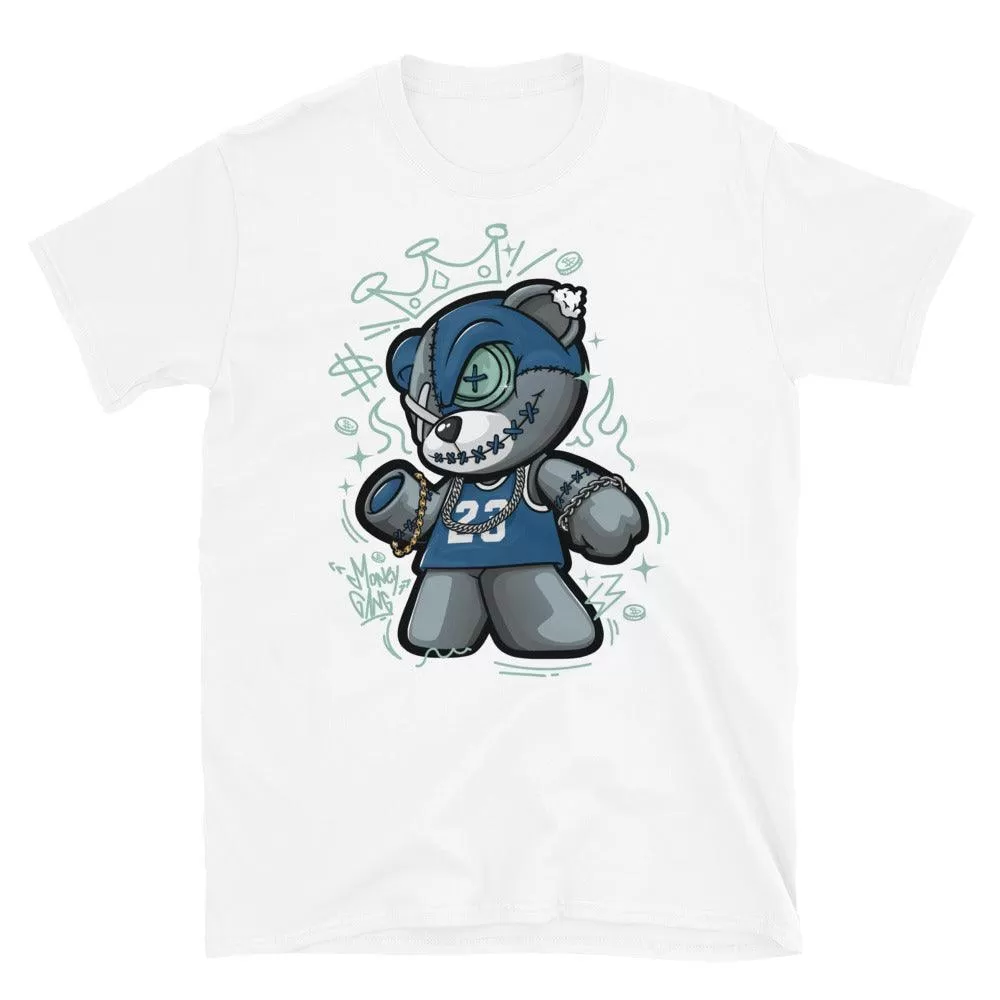 1 Mid Mystic Navy Mint Foam Shirt Gang Bear