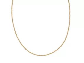 14k 2mm Beaded Necklace