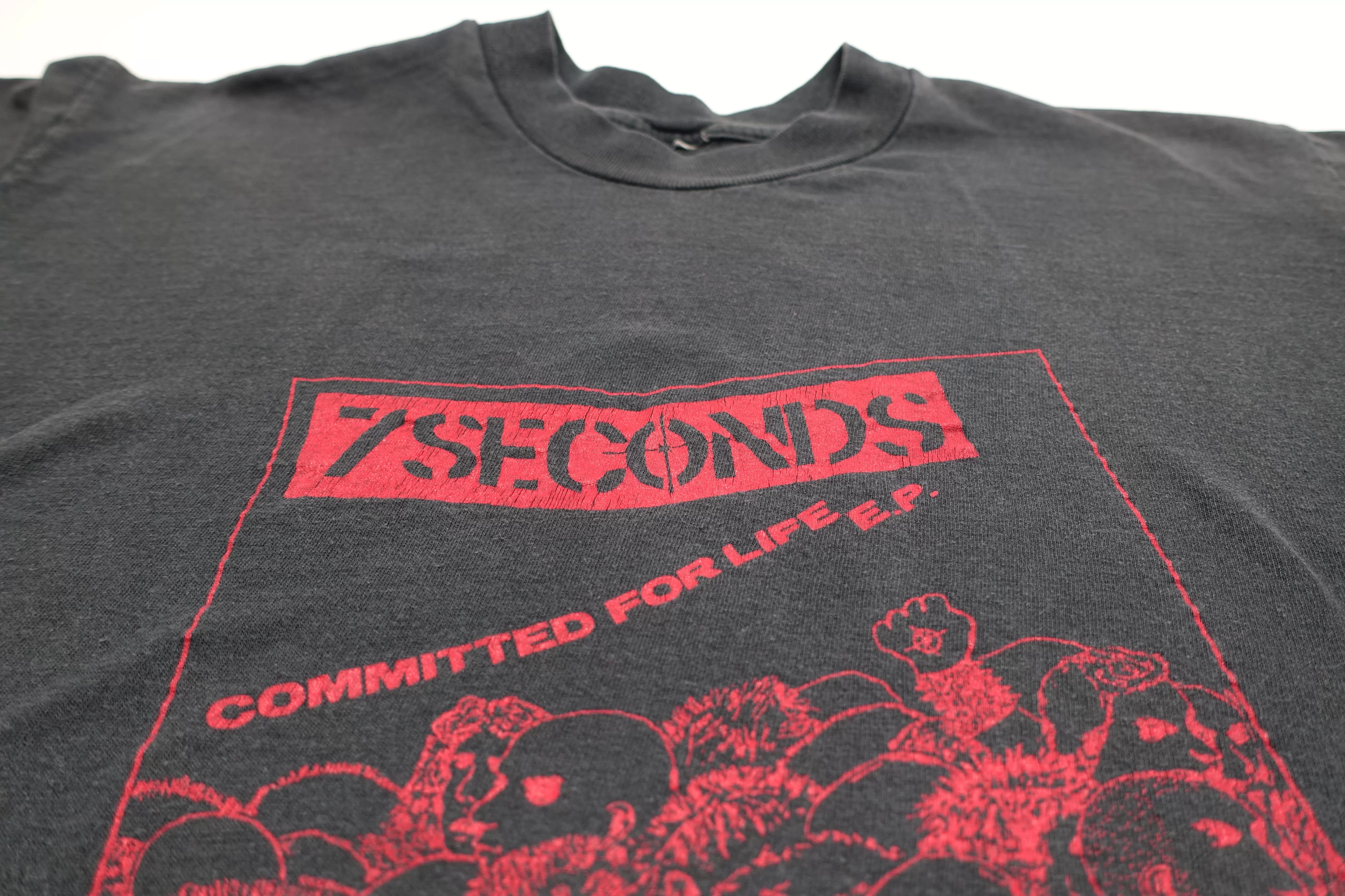 7 Seconds ‎– Committed For Life 90's Shirt Size XL