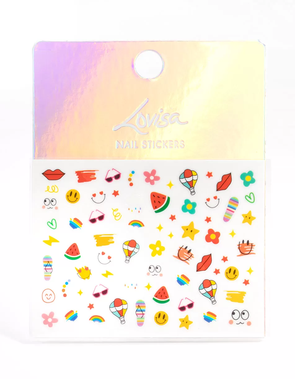 90s Motif Nail Stickers