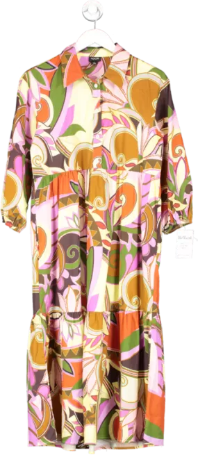 Ador Multicoloured Colourful Shirt Dress UK S