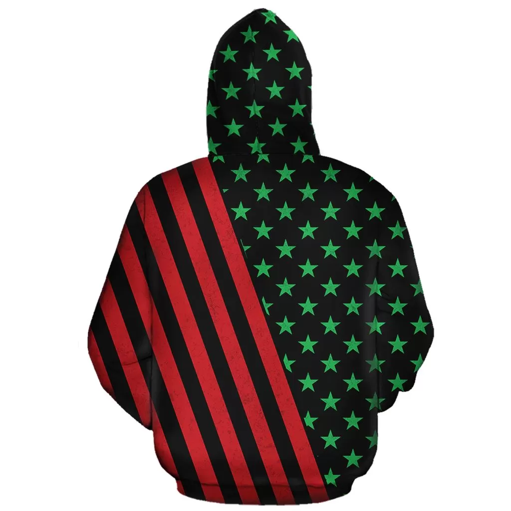 African American Flag All-over Hoodie And Joggers Set