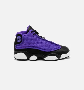 Air Jordan 13 Retro Purple Venom Preschool Lifestyle Shoe - Purple Venom/Black