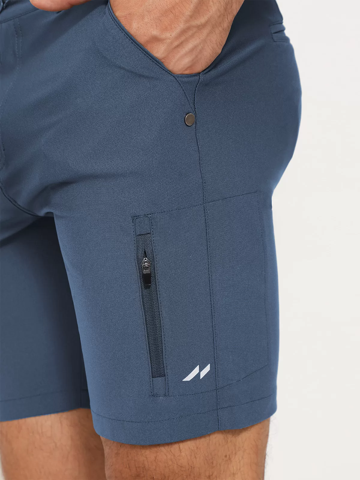 All Day Elite  Performance™ Chino Short Iron Blue