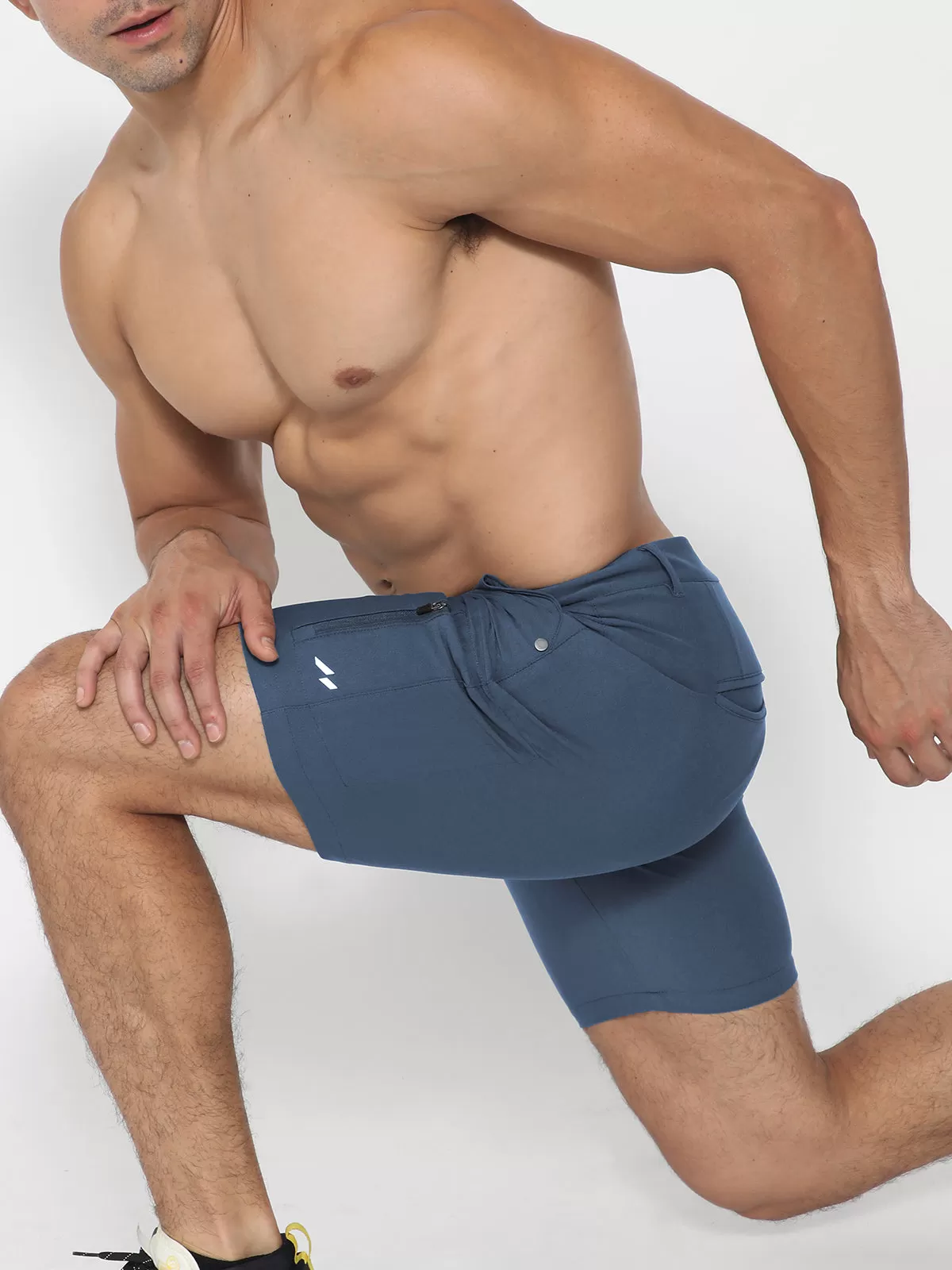 All Day Elite  Performance™ Chino Short Iron Blue