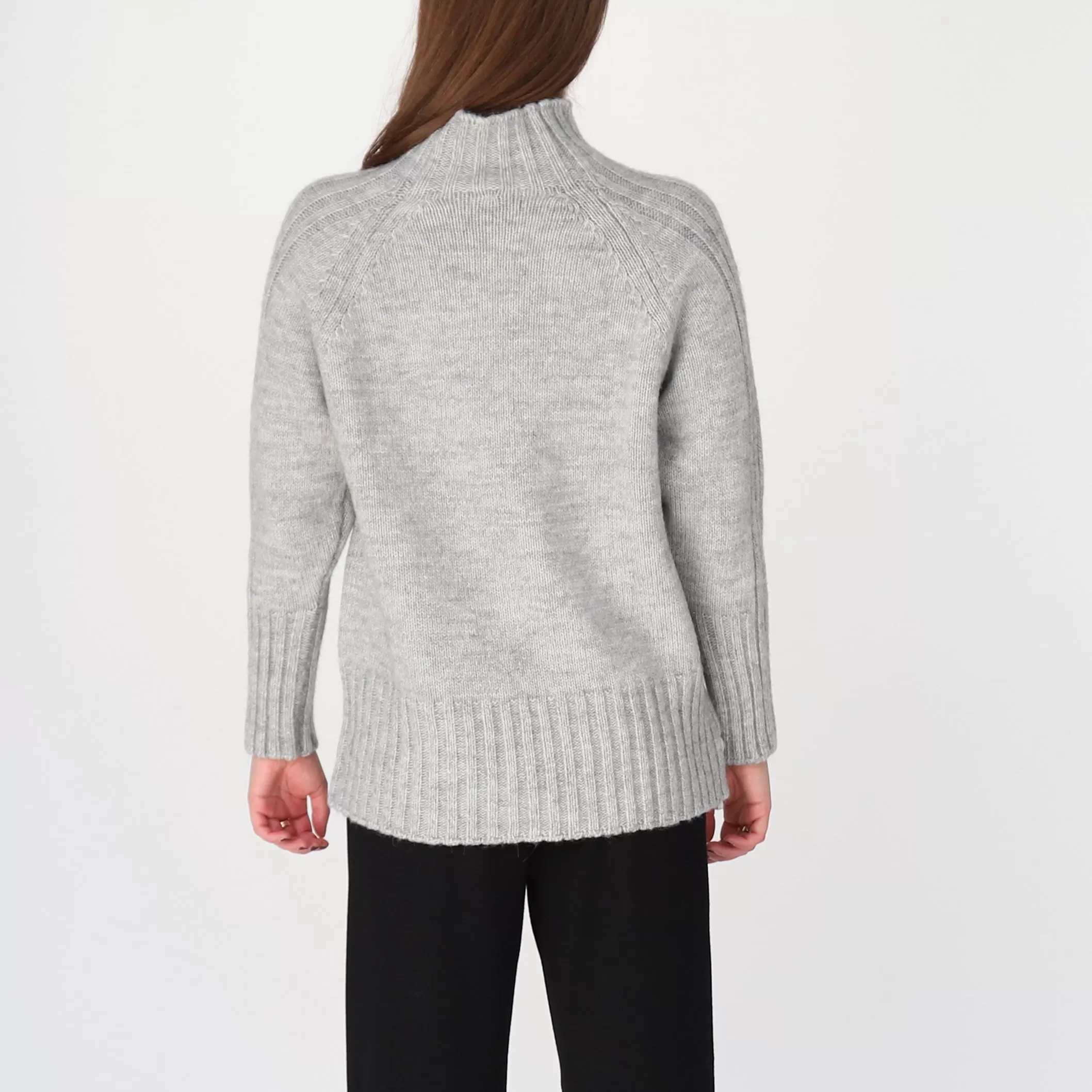 ALPACA RAY JUMPER LIGHT GREY