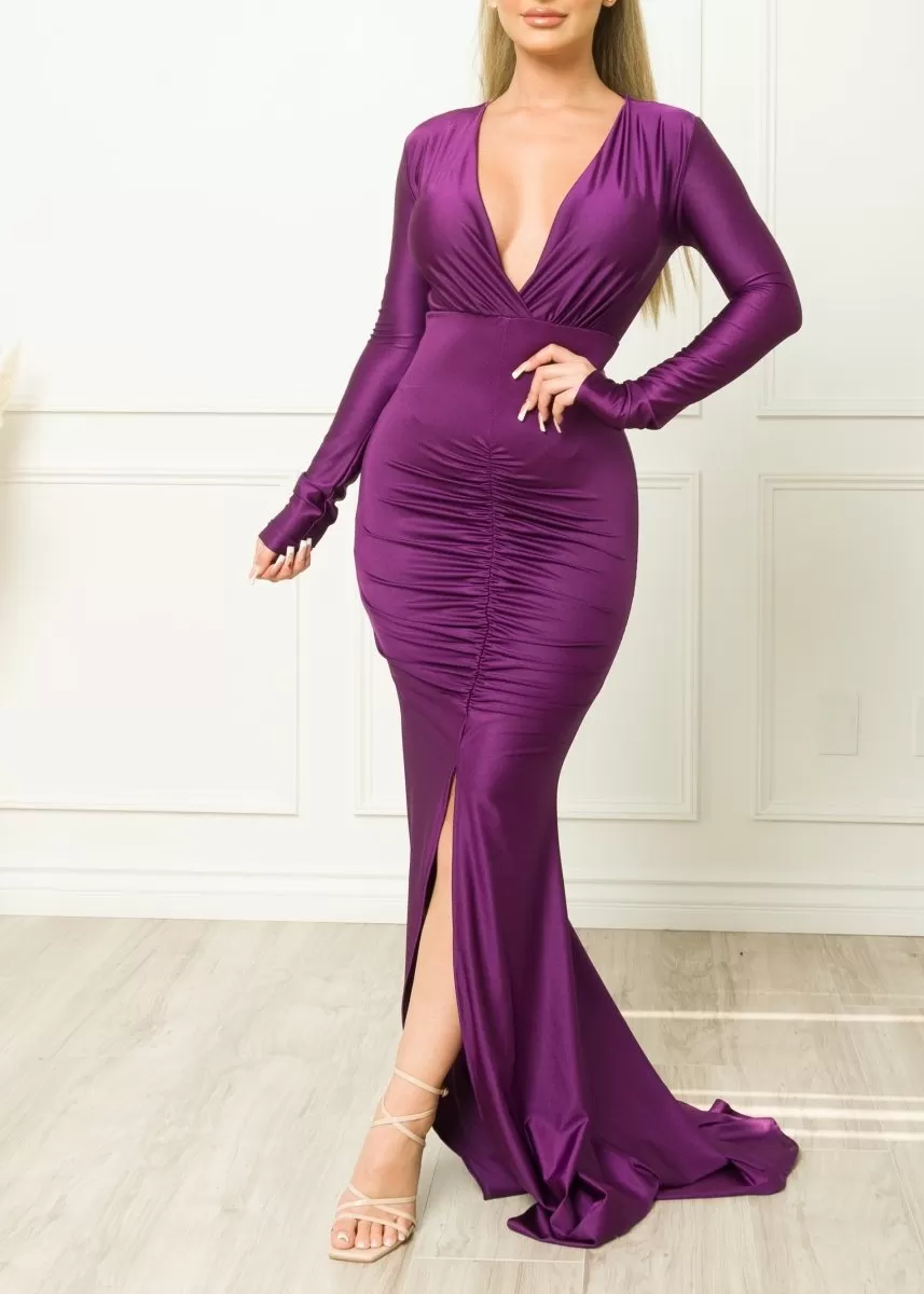 Antara Dress Hunter Purple