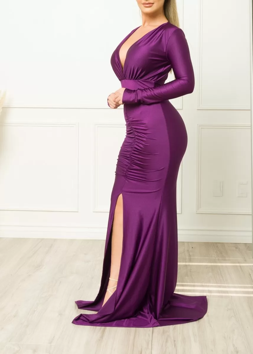 Antara Dress Hunter Purple