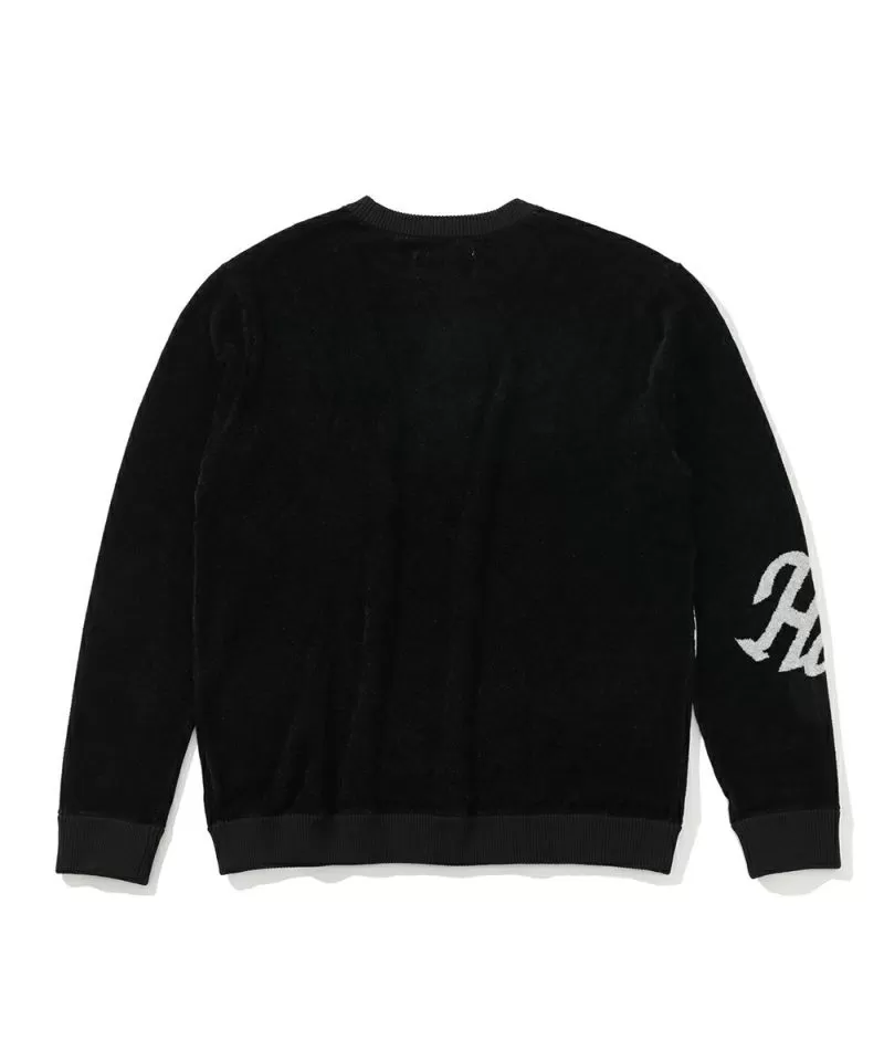 Arch Velour Sweater | MEN