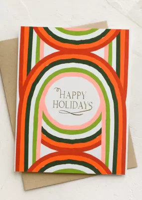 Arches Happy Holidays Card