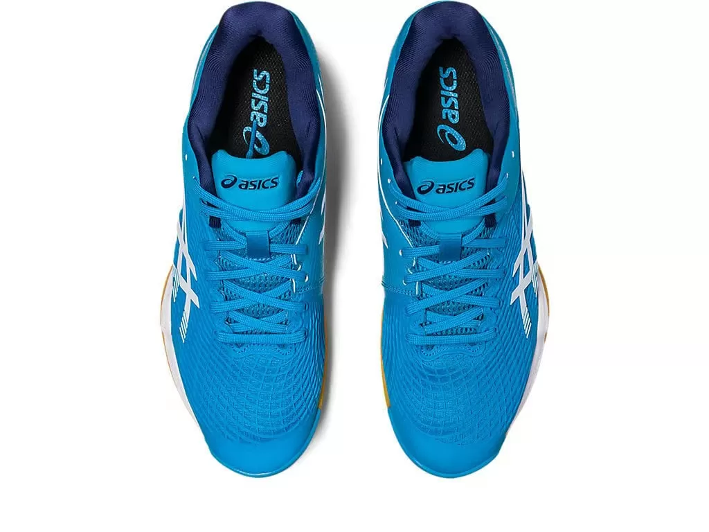 Asics Court Control FF 3 Badminton Shoe - Island Blue/White