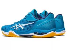 Asics Court Control FF 3 Badminton Shoe - Island Blue/White