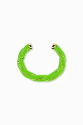 Aurelie Bidermann Diana Bangle - Lime Green