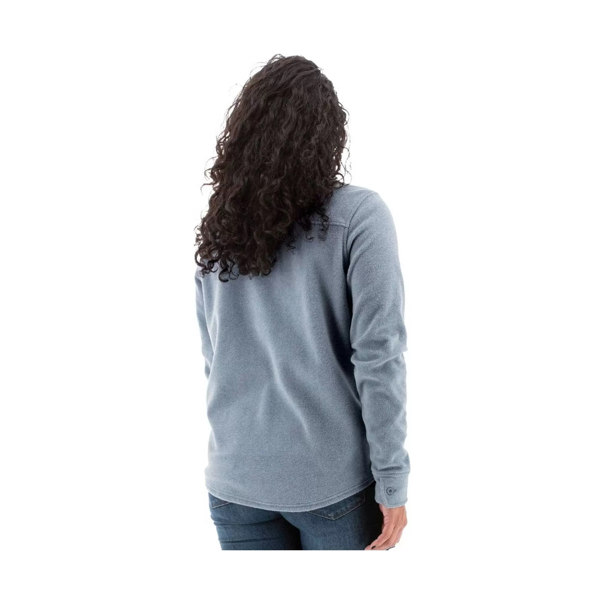 Aventura Women's Dakota Fleece Shirt - Blue Mirage