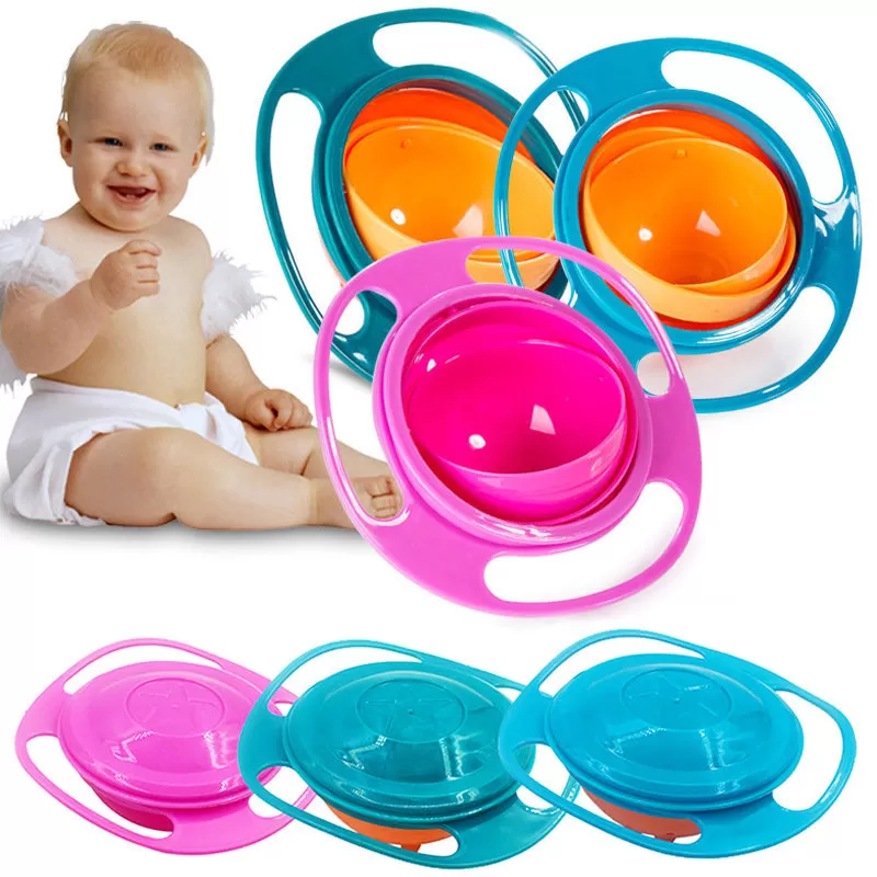 Baby 360 Rotate Spill-Proof Universal Gyro Bowl