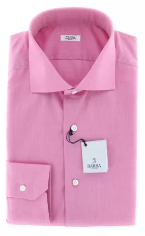 Barba Napoli Pink Shirt - 14.5 US / 37 EU