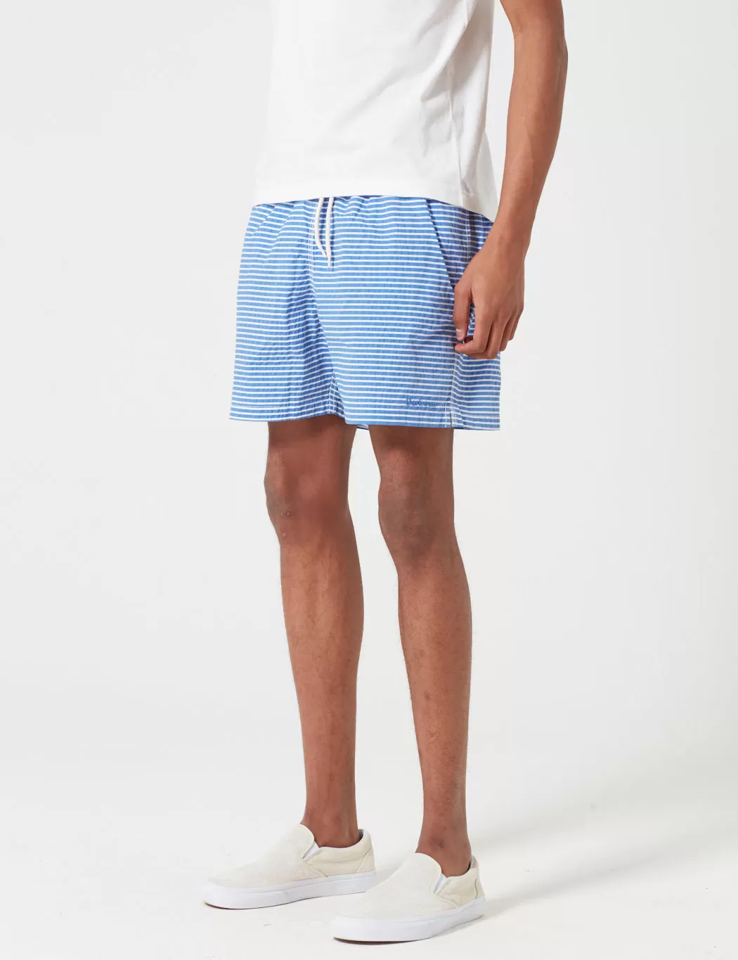 Barbour Milton Stripe Swim Short - Blue