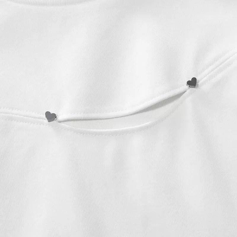 Basic Smile Hollow T-Shirt