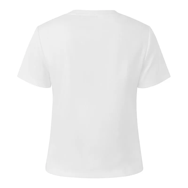 Basic Smile Hollow T-Shirt