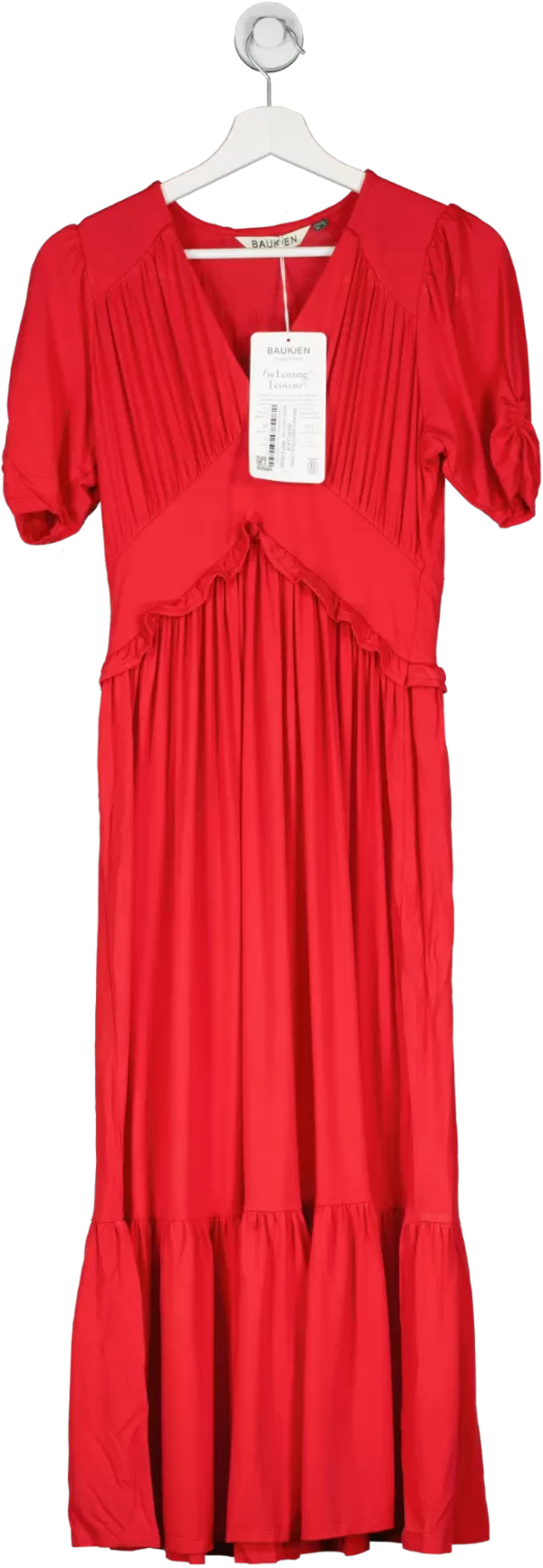 Baukjen Red Ottilie Dress BNWT UK 8