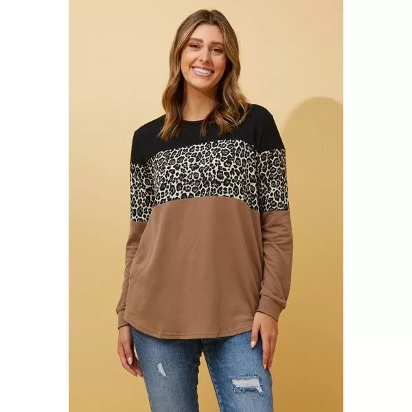 BEC ANIMAL PRINT TOP