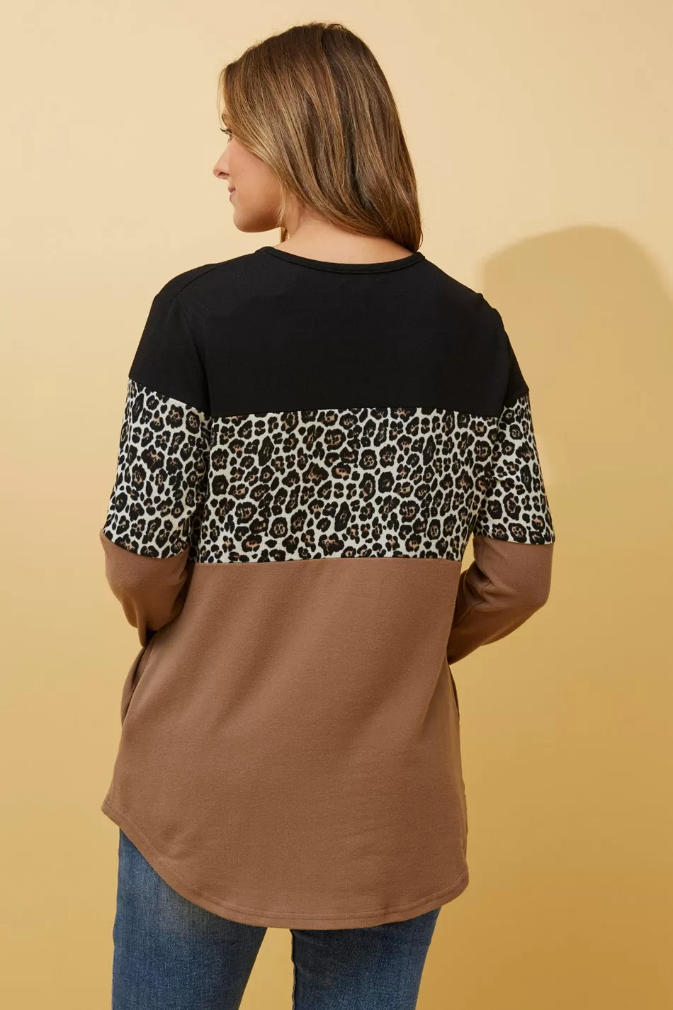 BEC ANIMAL PRINT TOP