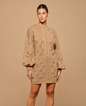 Beige Bacha Nostalgic Dress