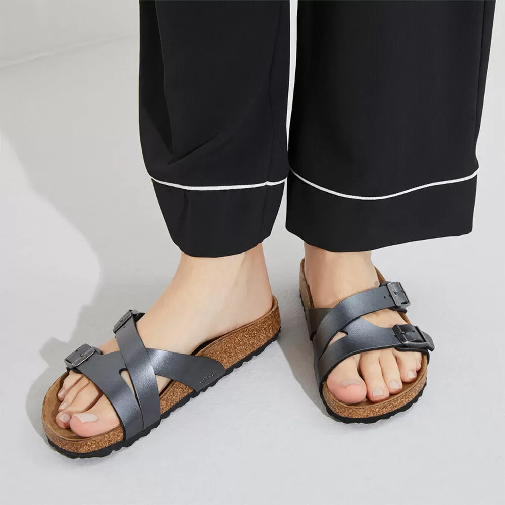 BIRKENSTOCK YAO 1023411 BF METALLIC BLACK