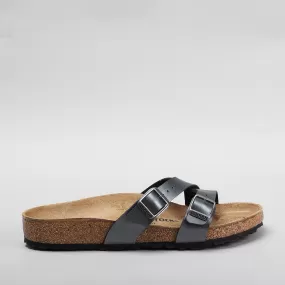 BIRKENSTOCK YAO 1023411 BF METALLIC BLACK