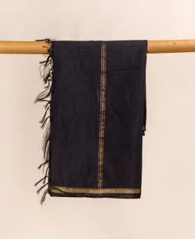 Black Chanderi Dupatta