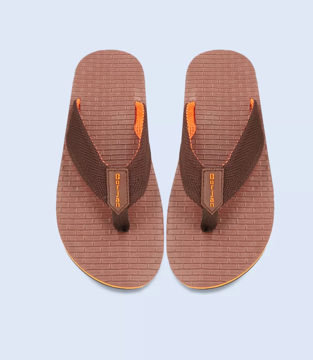 BM5626-BROWN-Men Flipflop