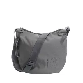 Borsa Donna Hobo a Tracolla Mandarina Duck in Tessuto colore Smoked Pearl Linea MD20 - P10QMV1