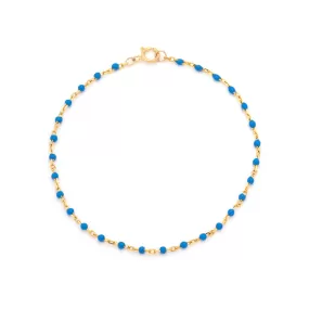 Candy Chain Bracelet | Azul & Gold