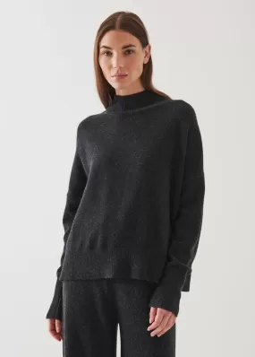 CASHMERE MOCK NECK