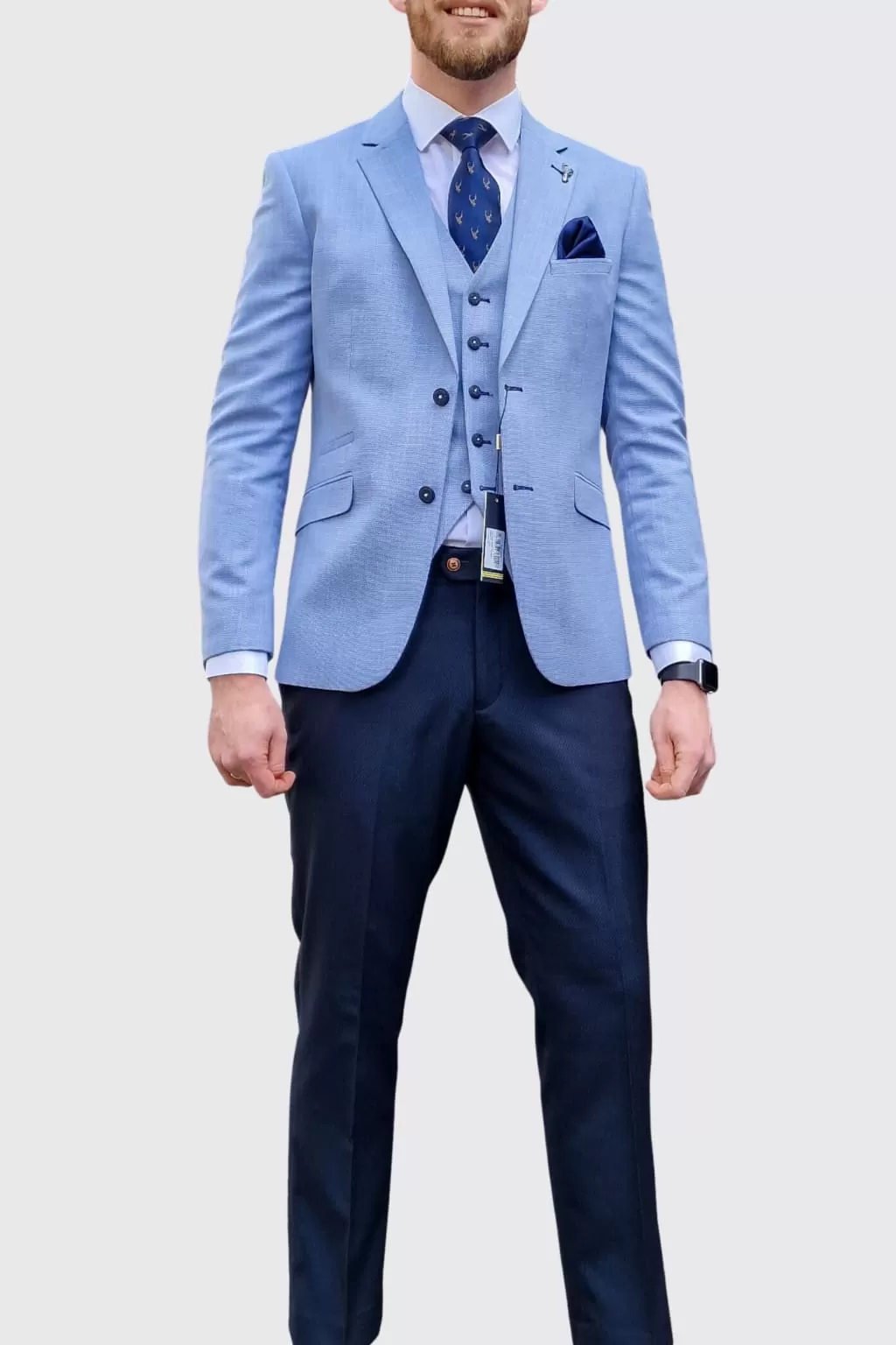 Cavani Miami Men's Sky Blue Blazer