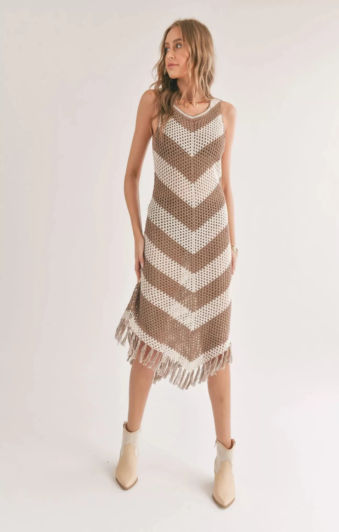 Chevy Crochet Midi Dress