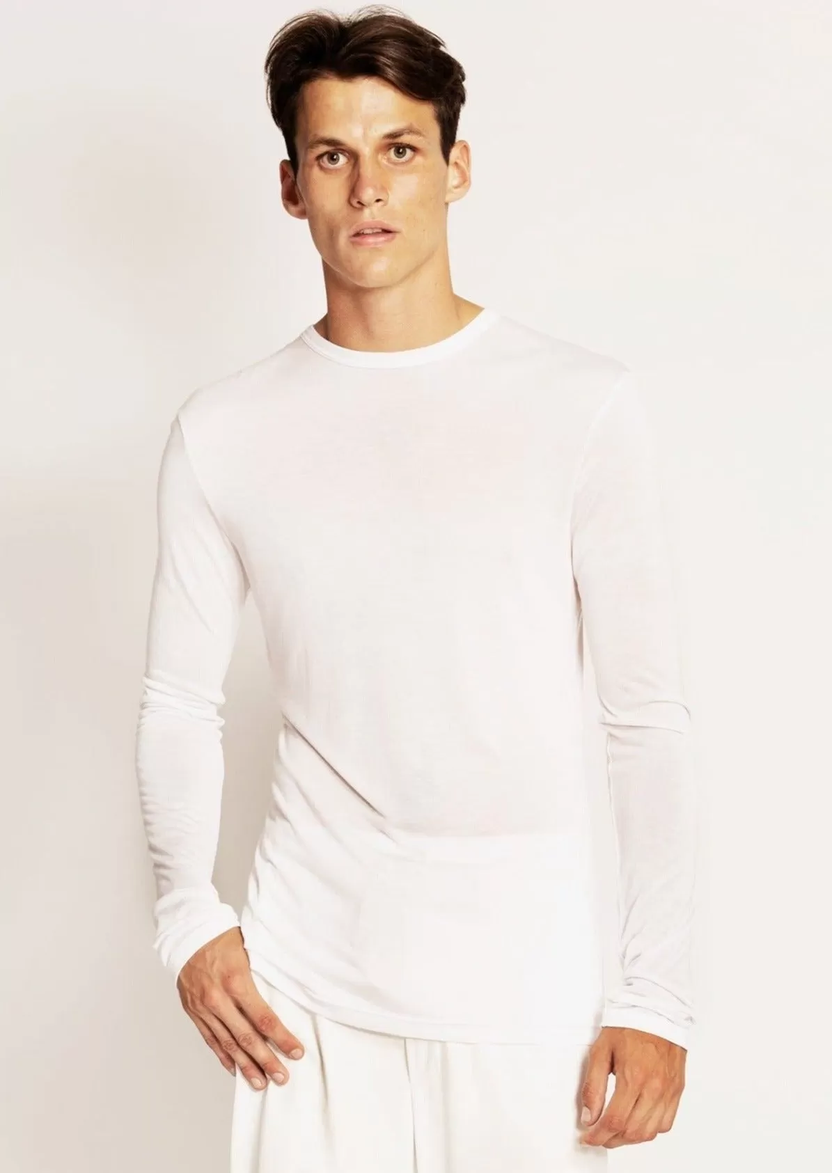 Classic T Long Sleeve in Modal Cashmere