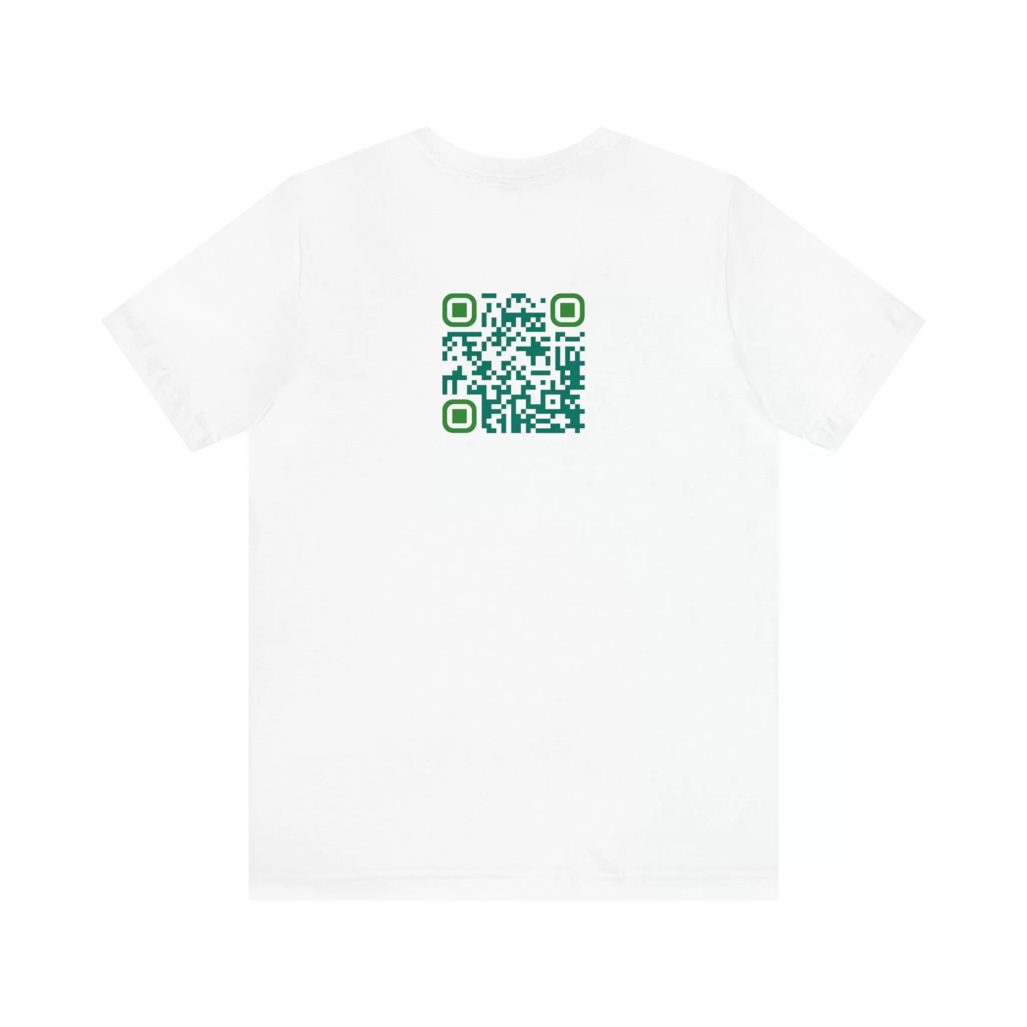 Compassion is Soul Food Unisex Jersey Short Sleeve Tee, QR Code T-shirt, Hidden Message t-shirt, Positive T-shirt