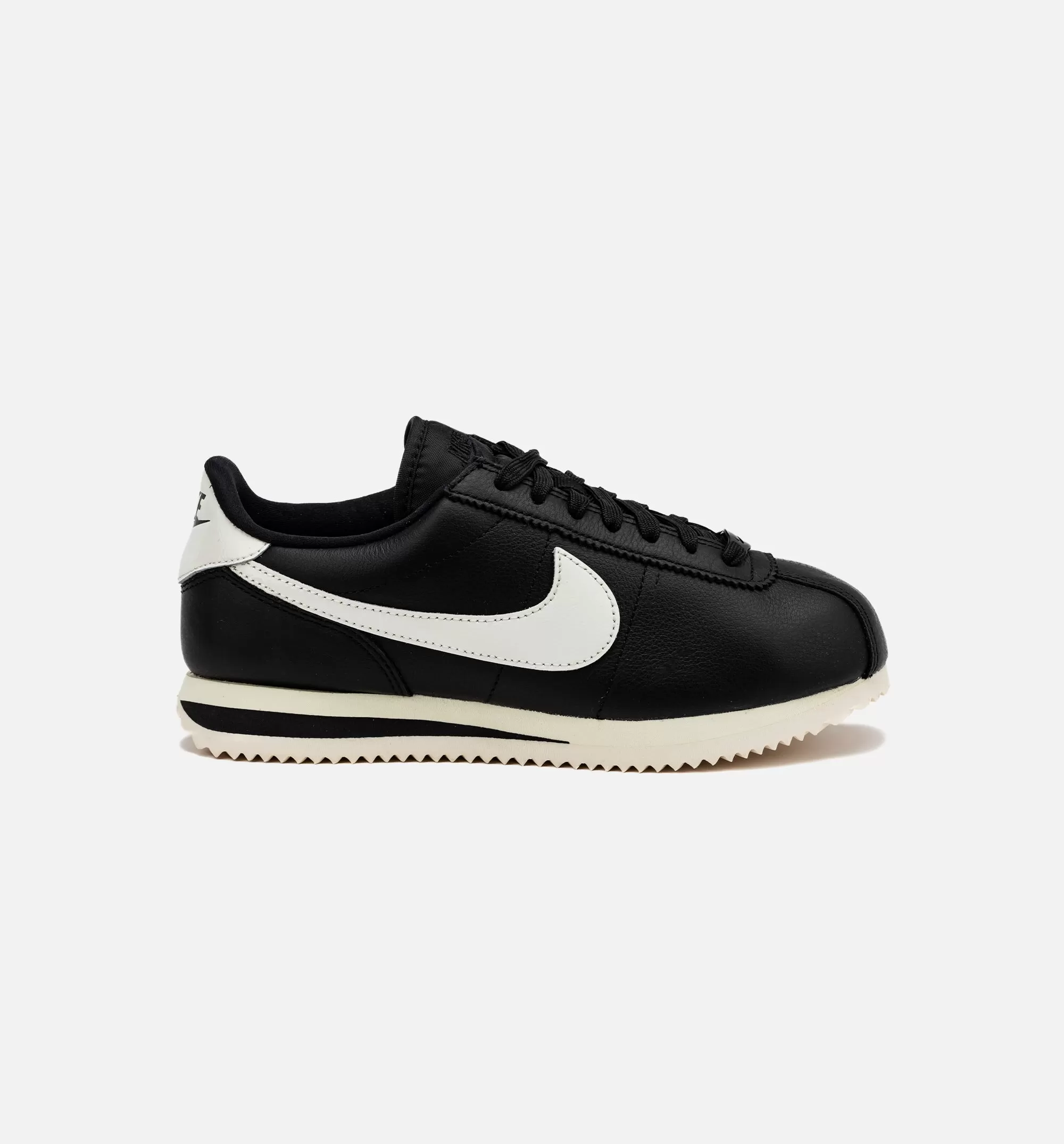 Cortez Premium Black Sail Womens Lifestyle Shoe - Black/Sail