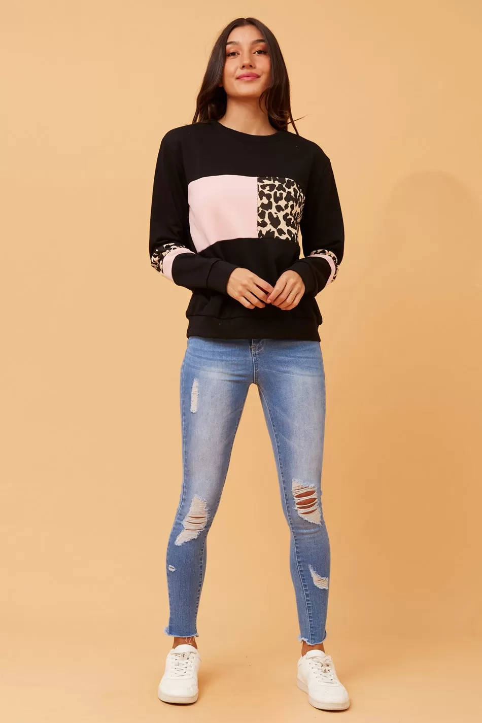 COURTNEY ANIMAL PRINT JUMPER