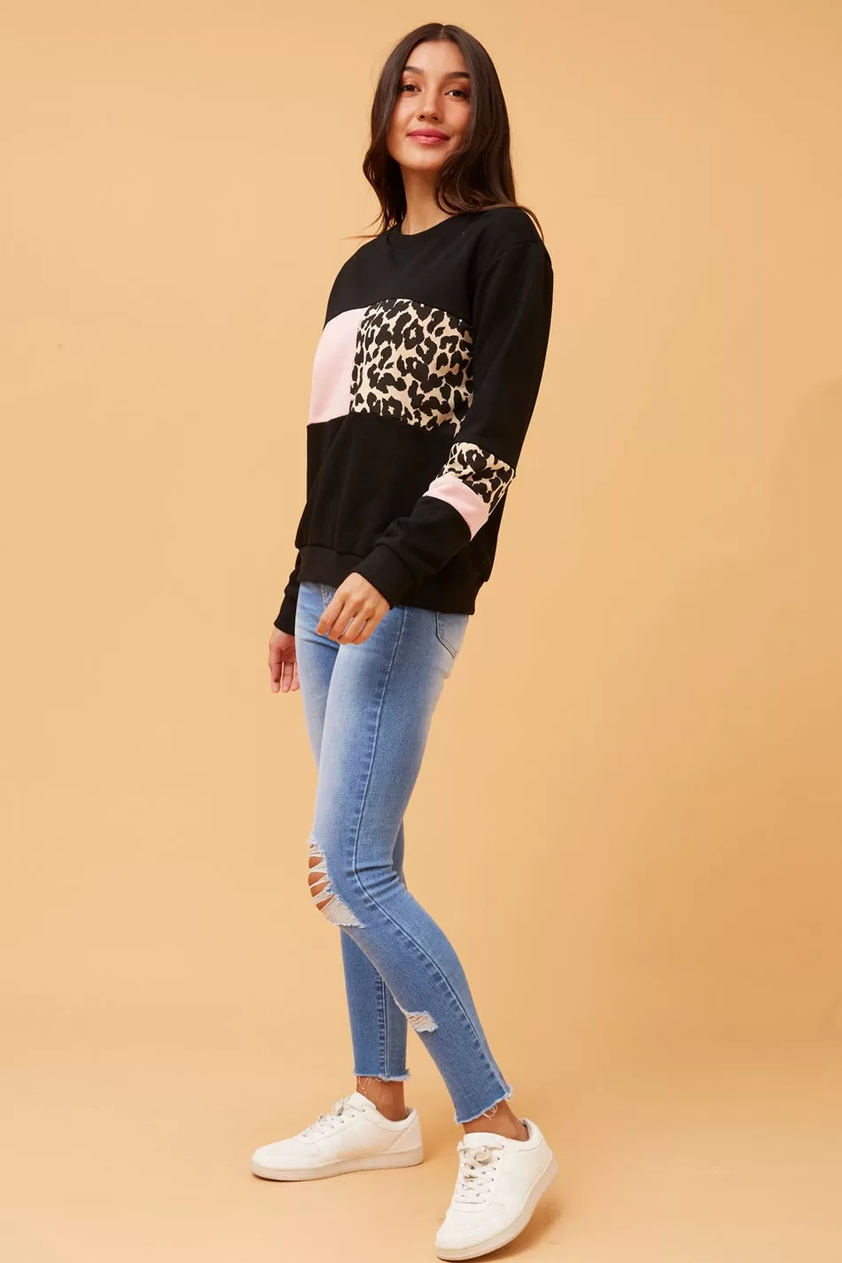 COURTNEY ANIMAL PRINT JUMPER