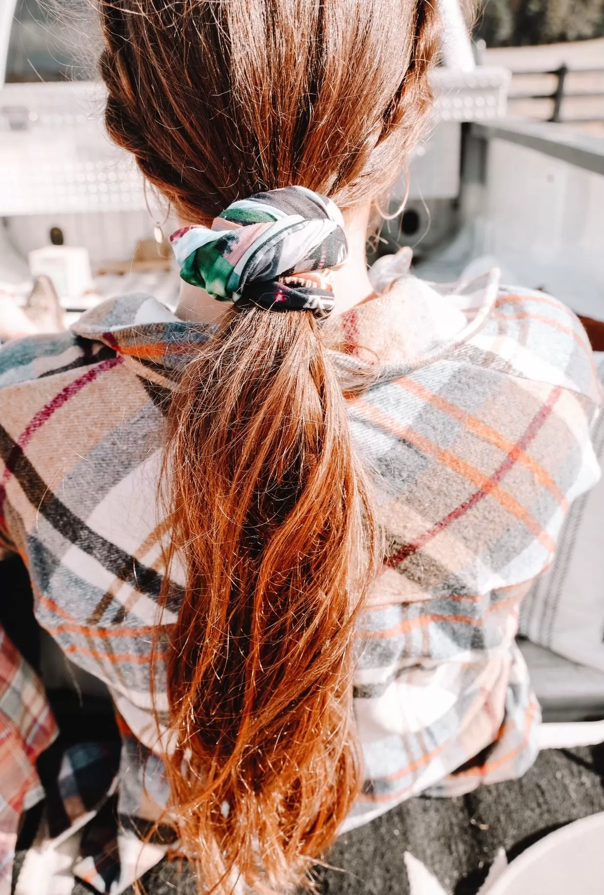 Cowboy Collage Stretchy Headwrap