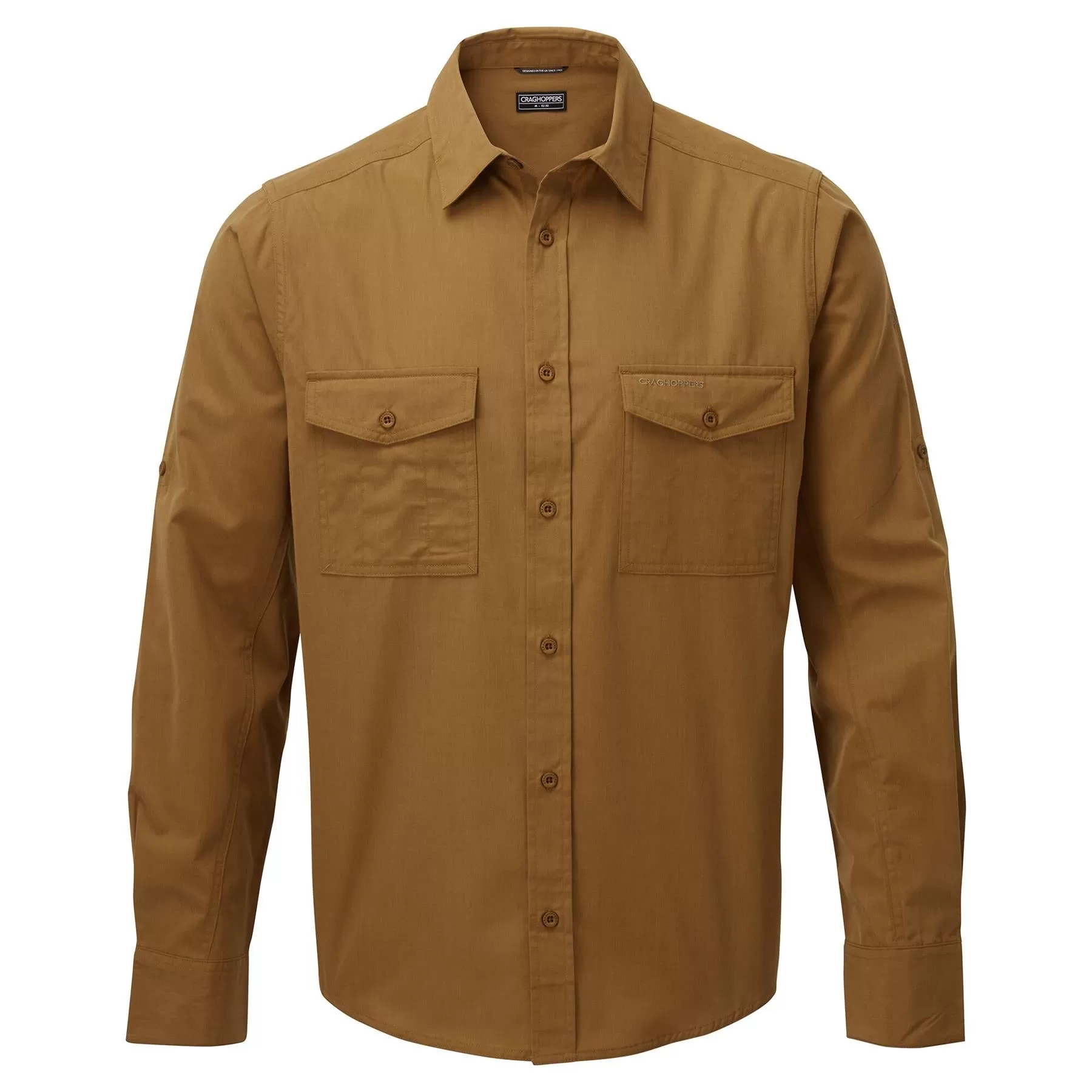 Craghoppers Mens New Kiwi Long Sleeved Shirt Walking Nosi Defence Travel