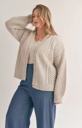 Curvy Piper Knit Cardigan