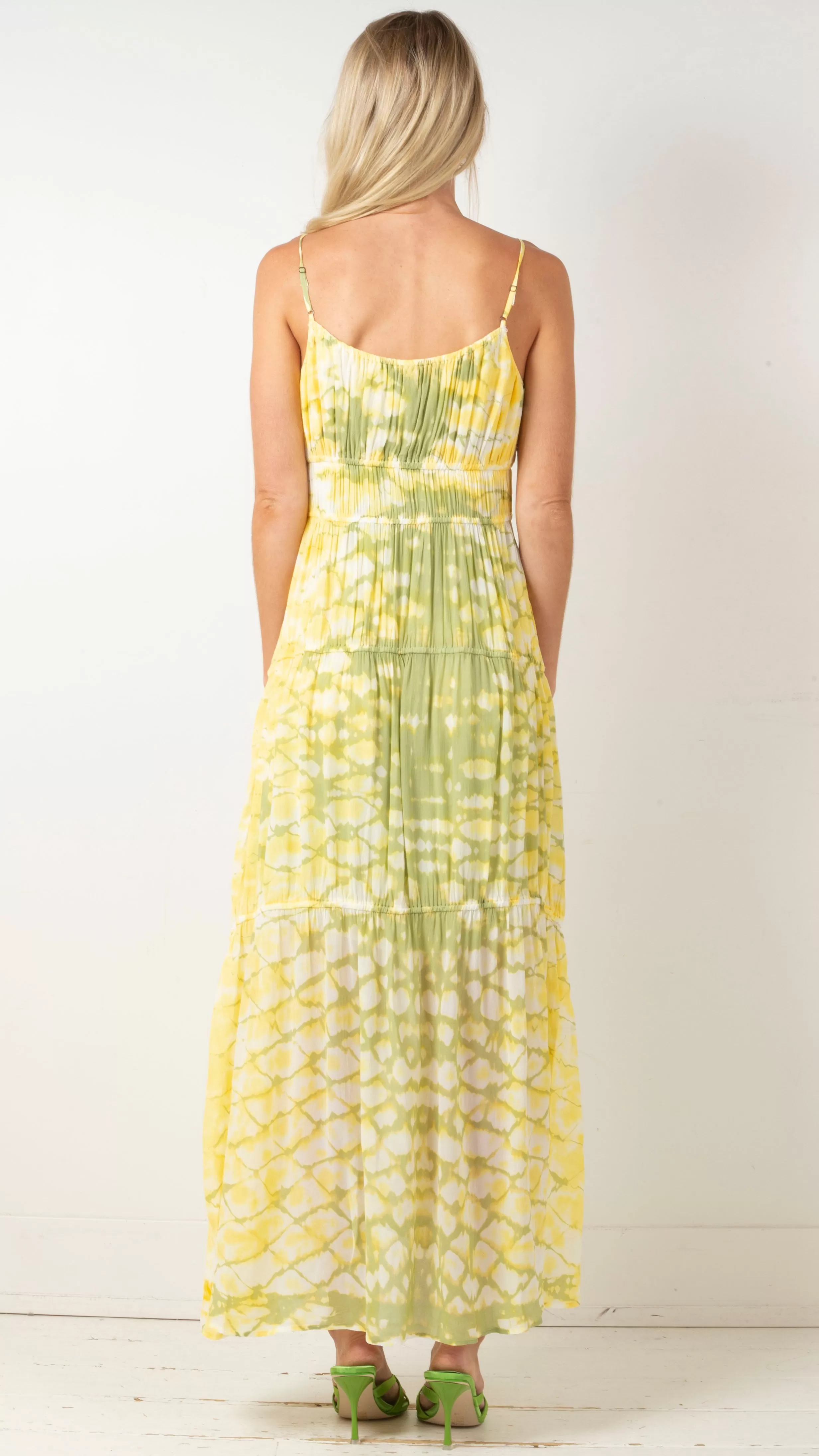 Delphine Chiffon Dress - Sunray Boa Wash