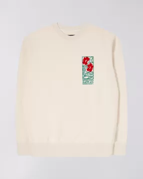 EDWIN Garden Society Sweater Whisper White