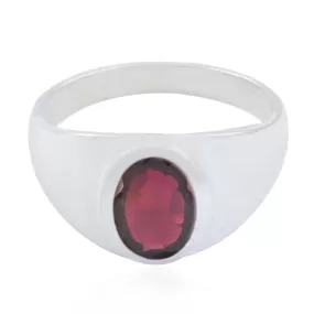 Enticing Gemstones Garnet Sterling Silver Ring Best Jewelry Cleaner