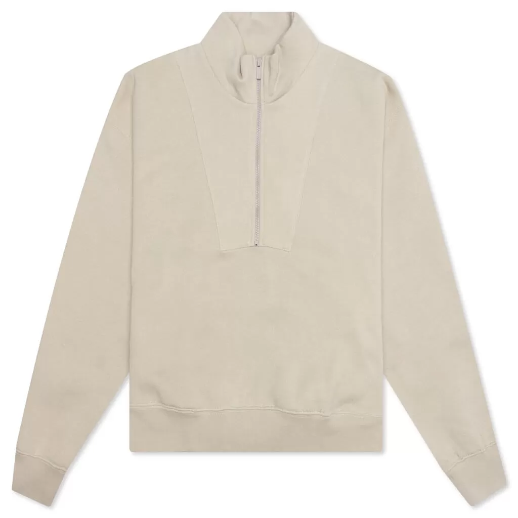 Essentials Women's 1/2 Zip Pullover - Wheat