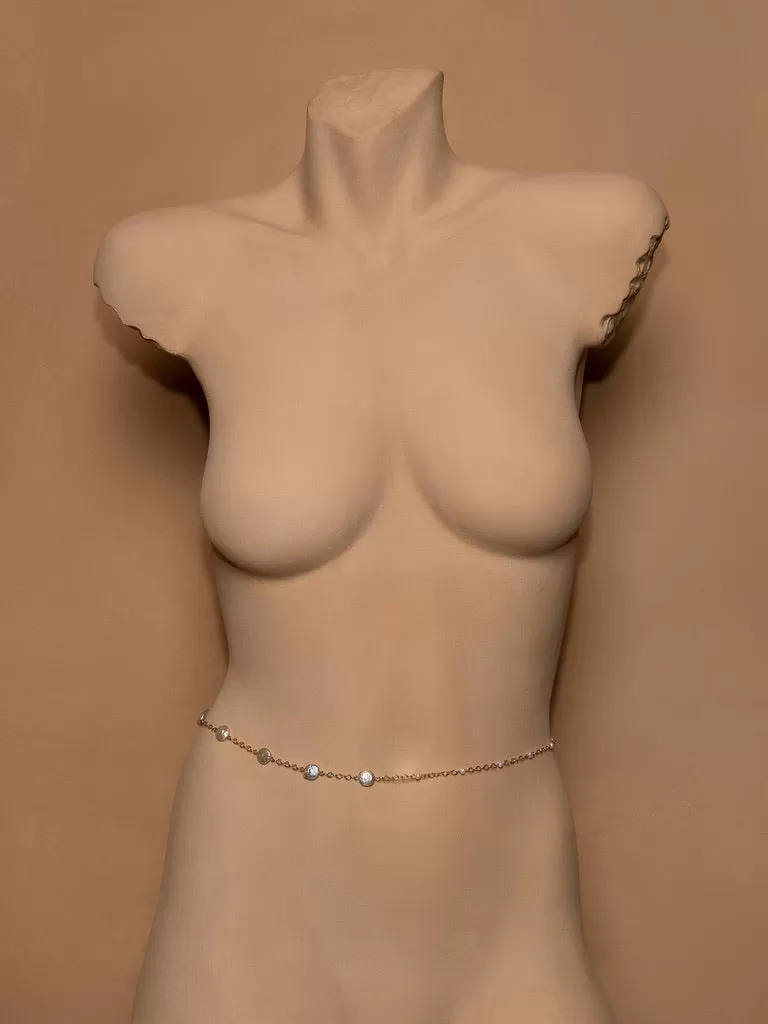 Evolution Pearl Belly Chain - Necklace - Choker - Anklet