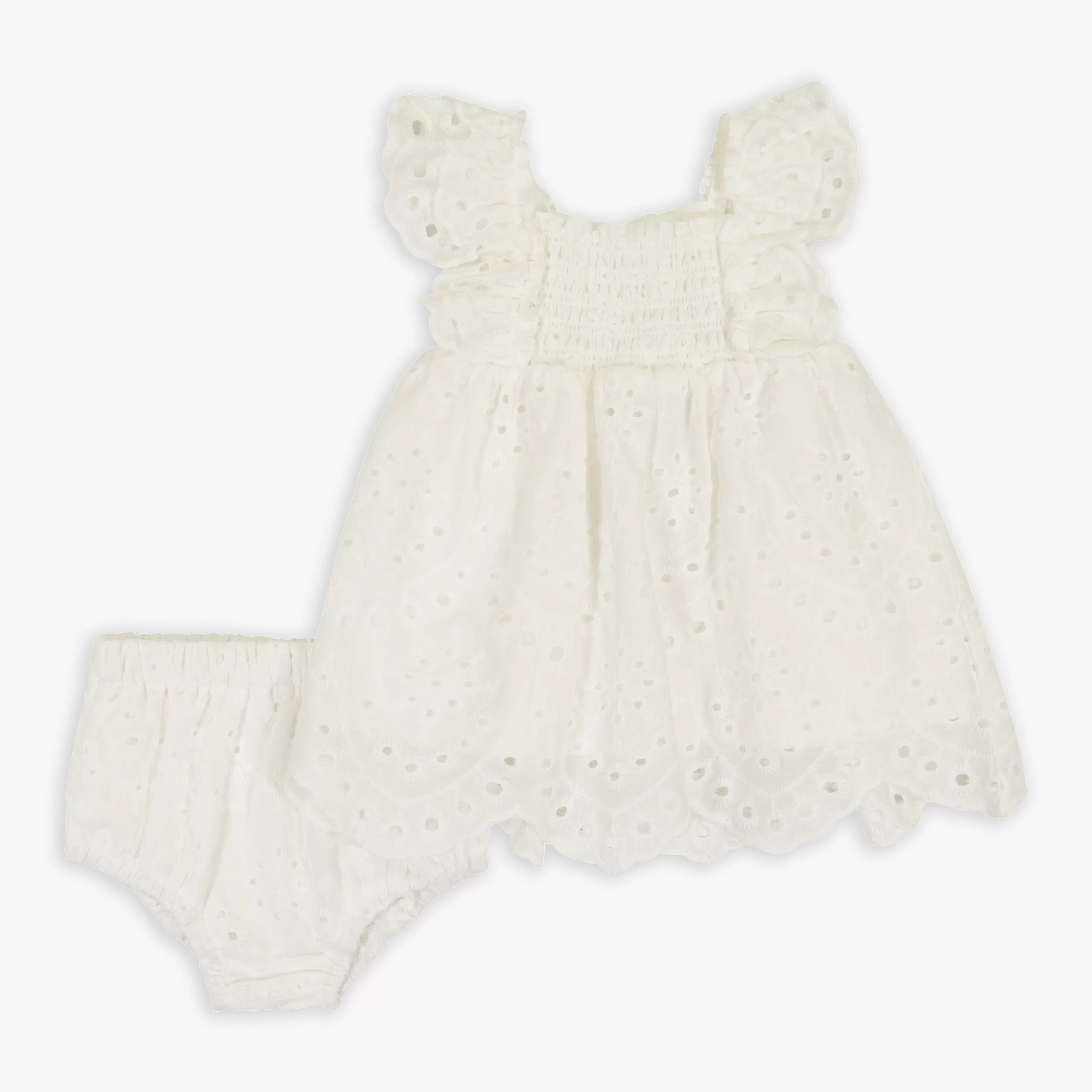 Eyelet Dress & Panty Set